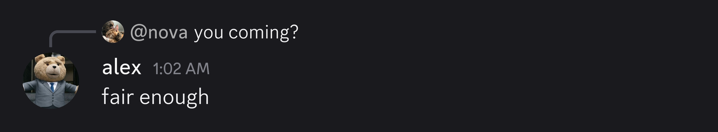 Discord reply example
