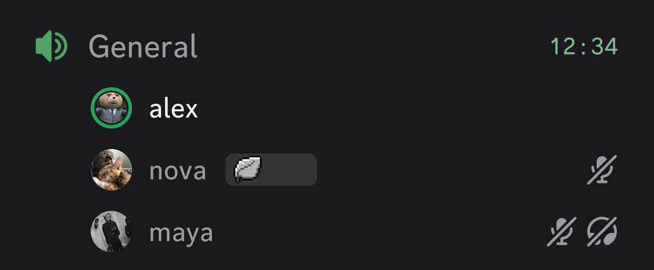 Discord VC example