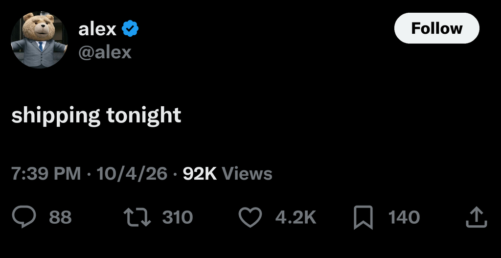 Tweet example